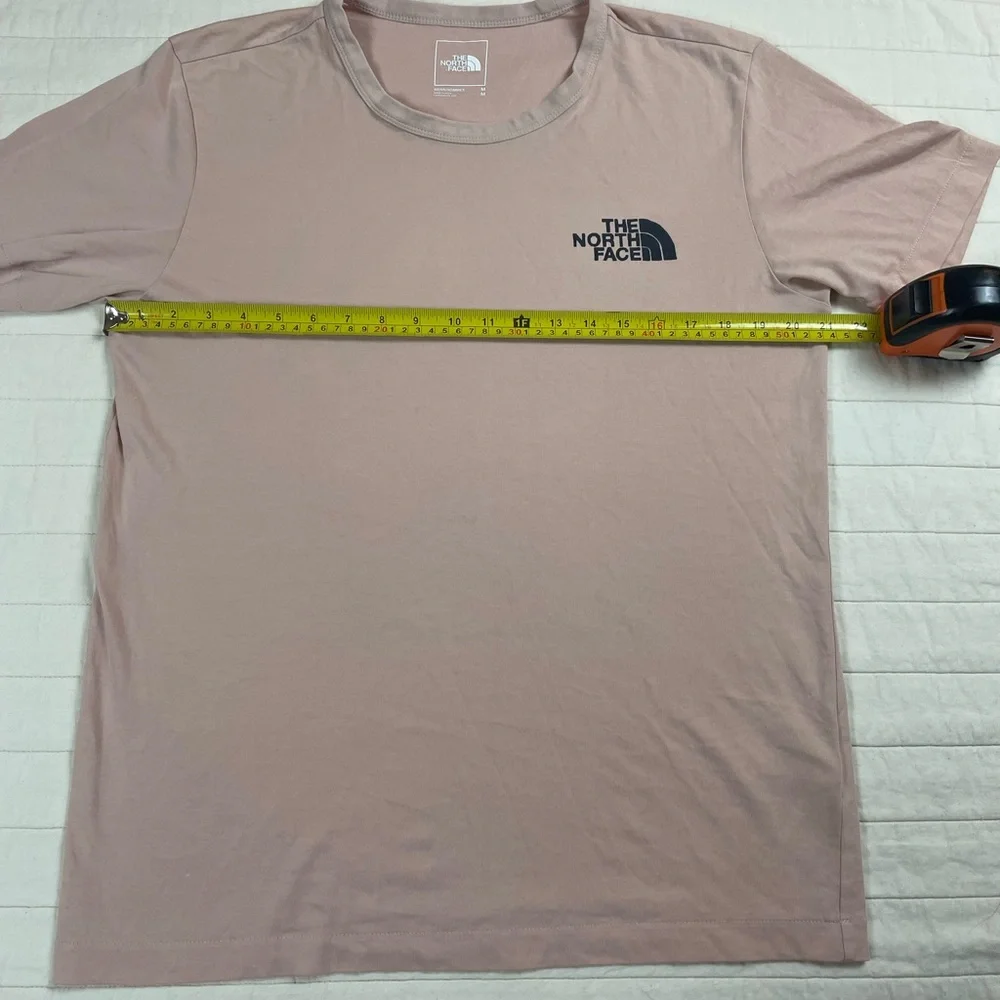 The North Face Pink/Peach Peace Sign Graphic Tee Men’s Medium